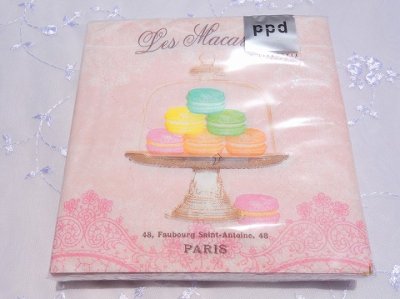 画像2: 【パリ企画】可愛いパリの紙ナフキン（小サイズ）