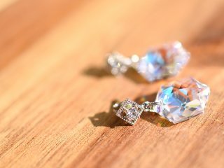 サンキャッチャー lovely heart *blue* - にじいろかん